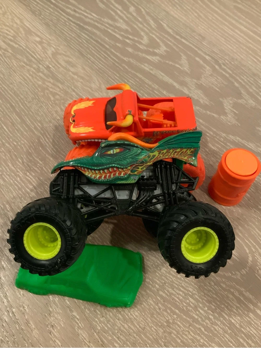 Monster Jam trucks Grave Digger set bundle